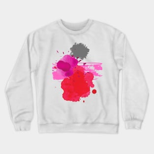 paint splash art Crewneck Sweatshirt